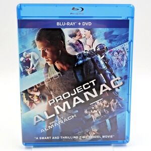 Project Almanac Blu-ray DVD 2015 Sci-Fi Time Travel Movie Paramount PG